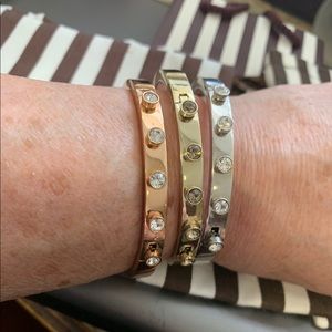 Henri Bendel Bangle Bracelets w/ pouch & gift Bag